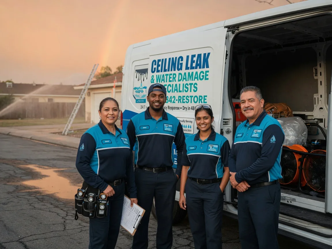 Ceiling Leak Cleanup company in Maple, TX